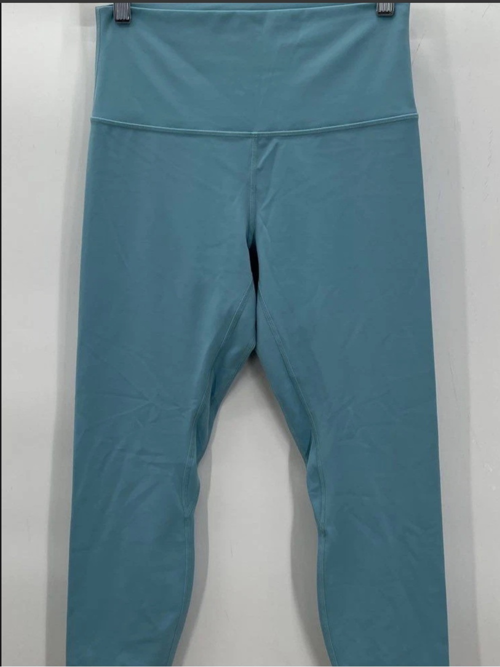 Lululemon Women's Tidal Teal Align High Rise Lined Crop Legging - Size 8